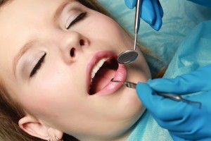 woman in dental clinic
