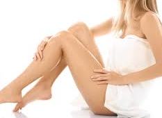 woman with white towel